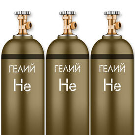 Гелий технический в баллонах