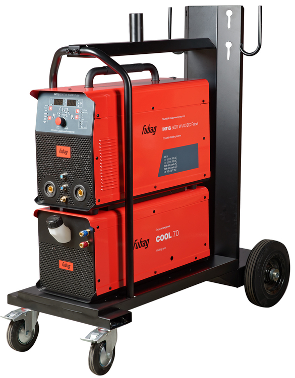 INTIG 500 T W AC/DC PULSE+горелка+модуль охлаждения+тележка арт.31457.1