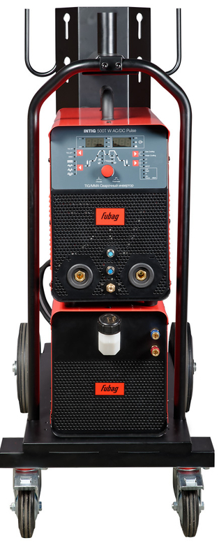 INTIG 500 T W AC/DC PULSE+горелка+модуль охлаждения+тележка арт.31457.1