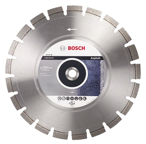 Алмазный диск Bf Asphalt 350-25.4 арт. 2.608.603.828 (BOSCH)
