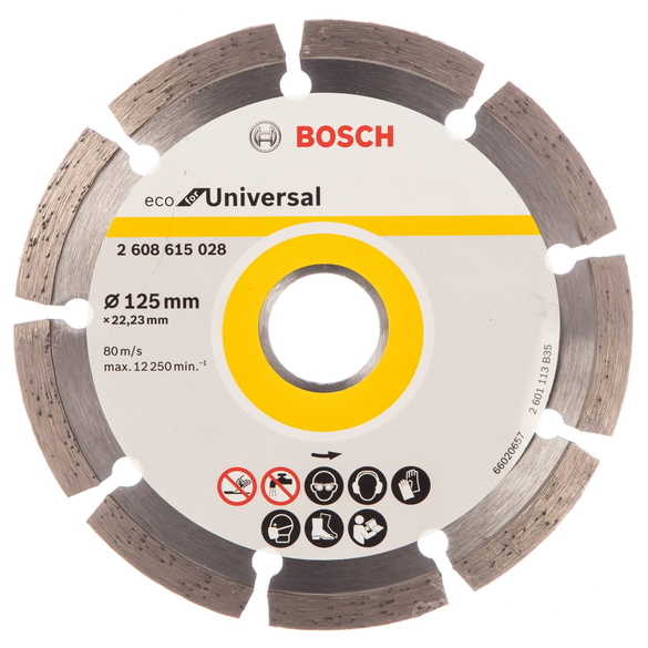 Алмазный диск ECO Universal 125-22,23 (1 шт упак.(BOSCH))2608615028